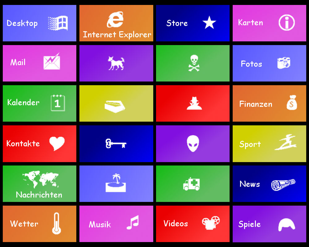 Windows 8.1 Kacheln Windows 8.1 Kacheln